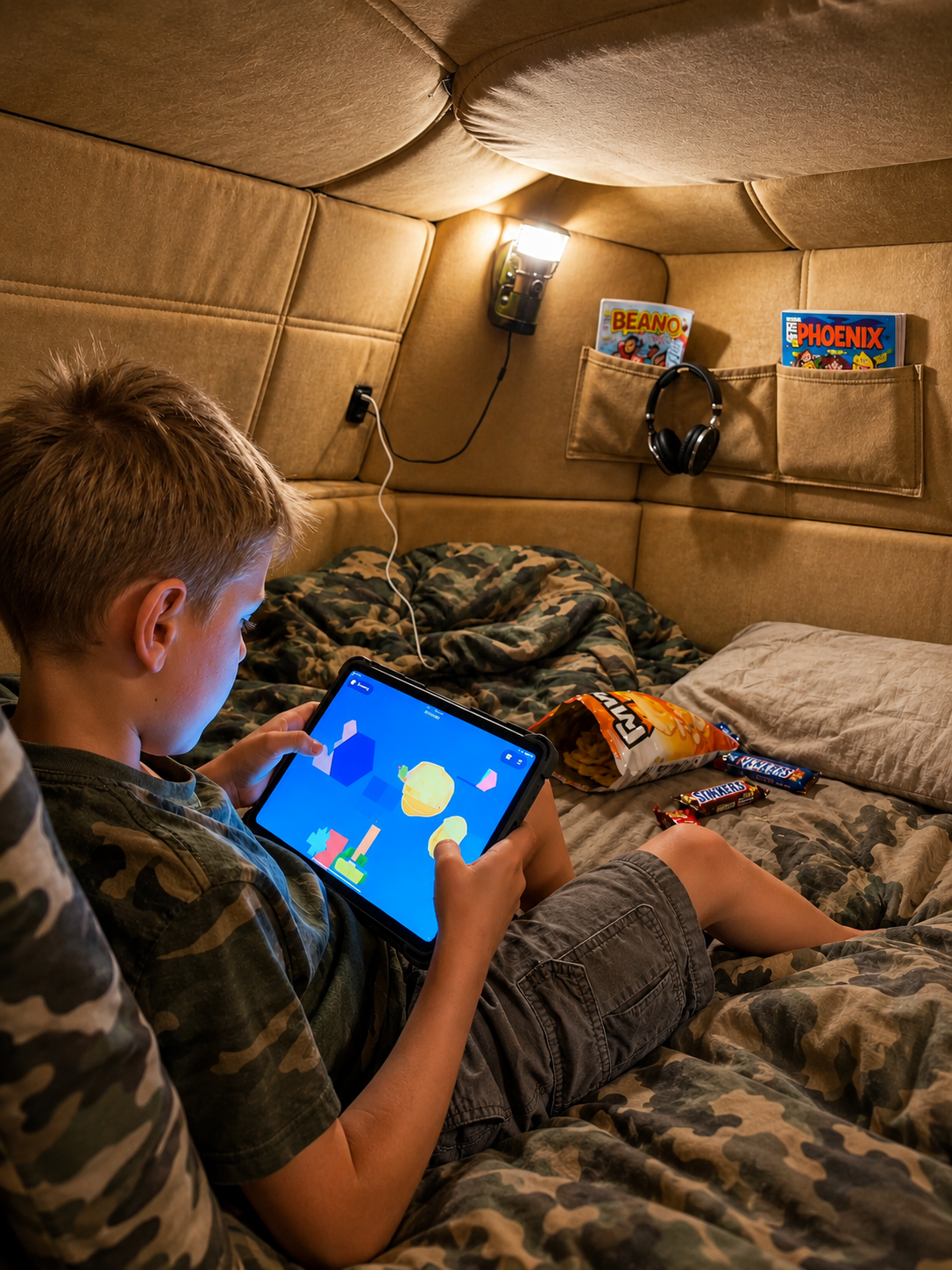 Commander Bed™ – Jeep 4×4 Desert Tan
